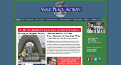 Desktop Screenshot of mauipeace.org